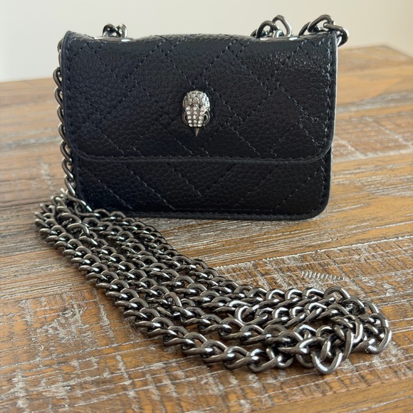 New Kurt Geiger Micro crossbody black & silver - Picture 2 of 6